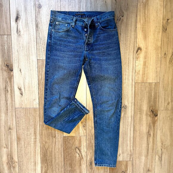 Nudie Steady Eddie II - Stormy Selvage Denim Jeans - Picture 2 of 4